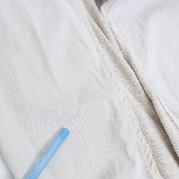 James Perse Mixed Media Pant Talc Light Gray Utility Jogger Size 1 - Picture 14 of 14